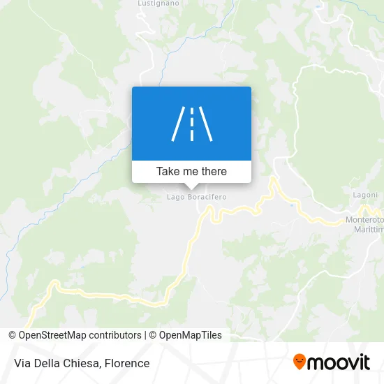 Via Della Chiesa map