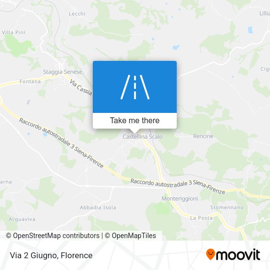 Via 2 Giugno map