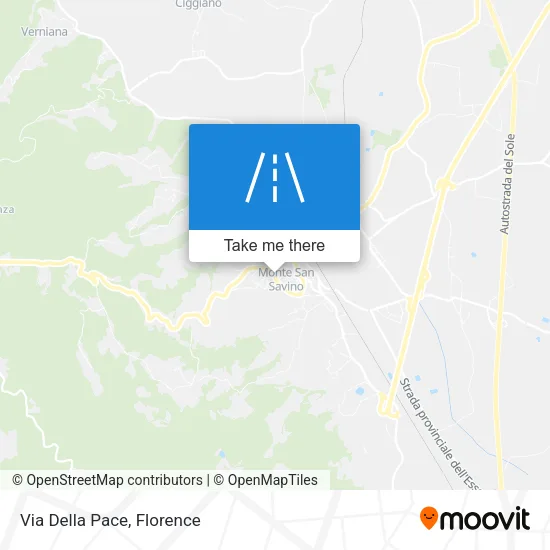Via Della Pace map