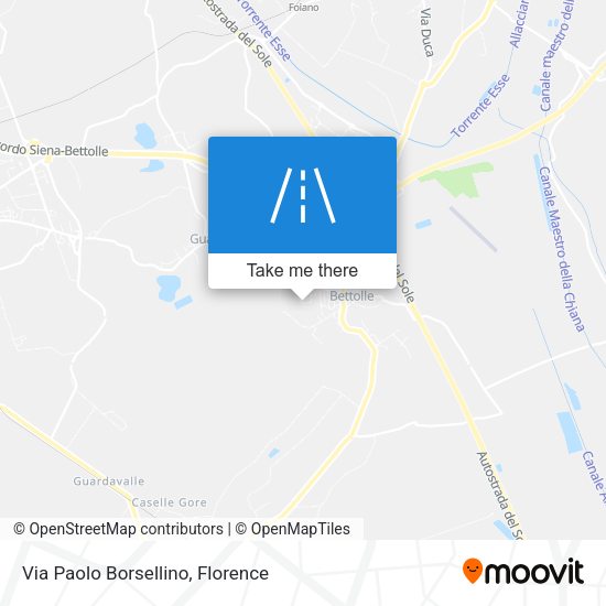 Via Paolo Borsellino map