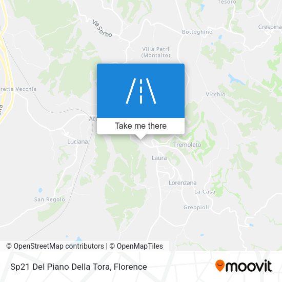 Sp21 Del Piano Della Tora map