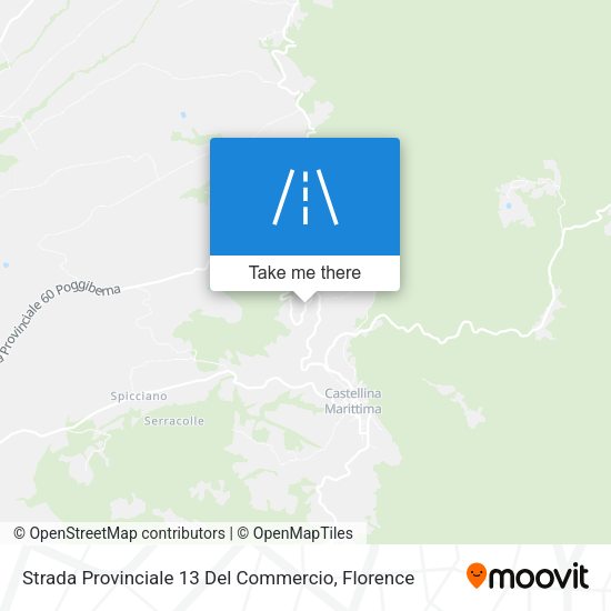 Strada Provinciale 13 Del Commercio map