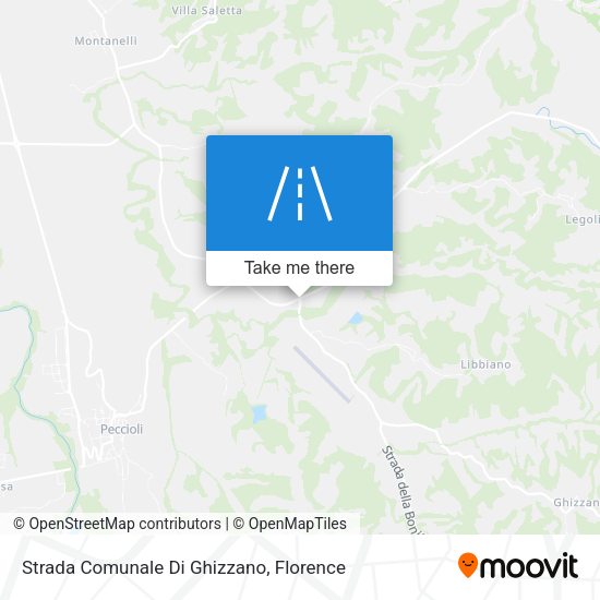 Strada Comunale Di Ghizzano map