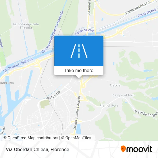 Oberdan Chiesa Street map