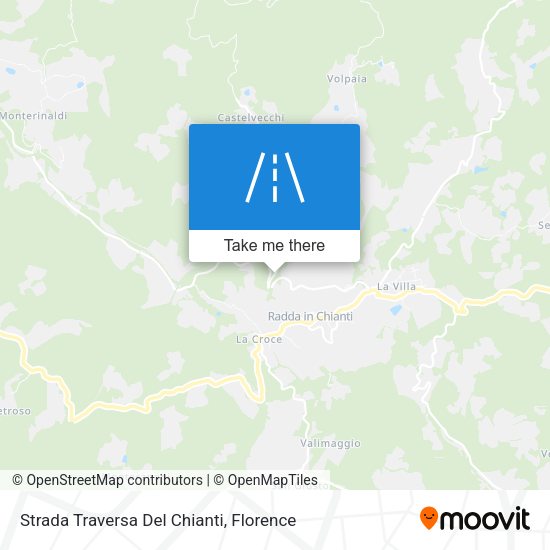Strada Traversa Del Chianti map