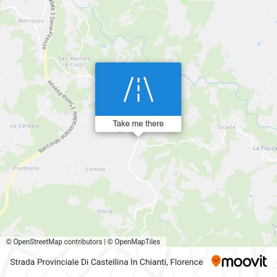 Strada Provinciale Di Castellina In Chianti map