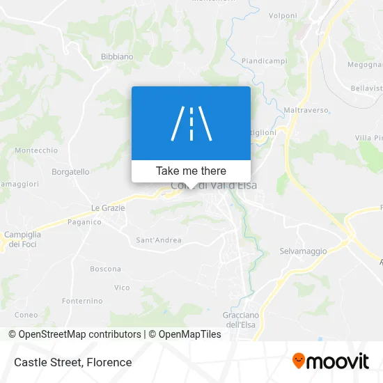Castle Street map