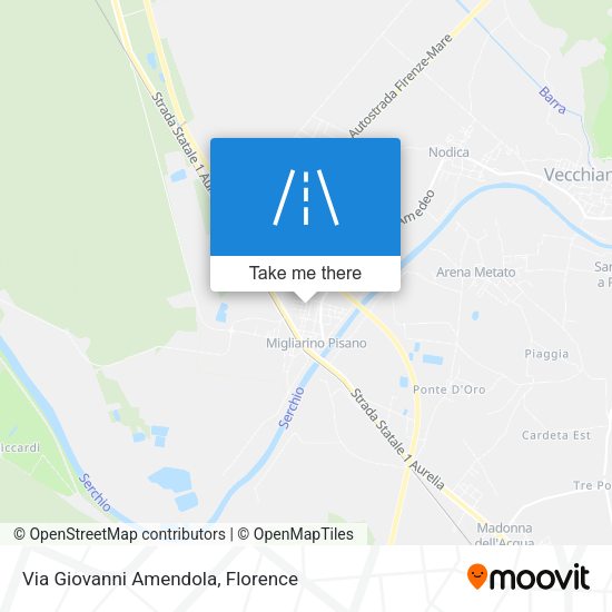 Via Giovanni Amendola map