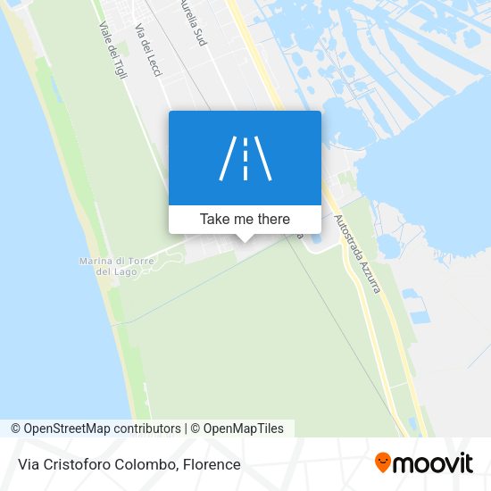 Via Cristoforo Colombo map