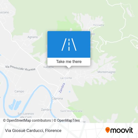 Via Giosuè Carducci map