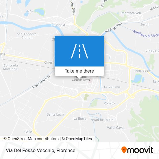 Via Del Fosso Vecchio map