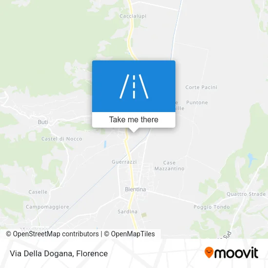 Via Della Dogana map