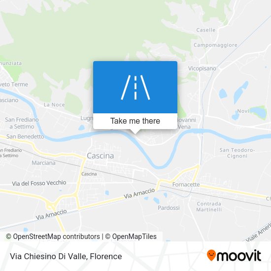 Via Chiesino Di Valle map