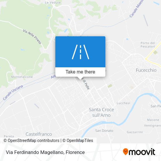 Via Ferdinando Magellano map