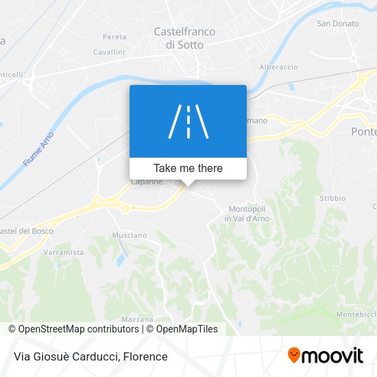 Via Giosuè Carducci map