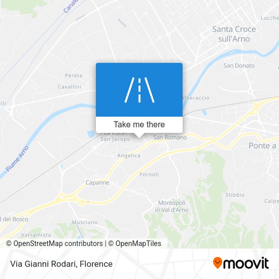 Via Gianni Rodari map
