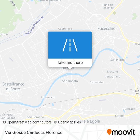 Via Giosuè Carducci map
