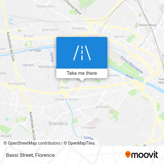 Bassi Street map