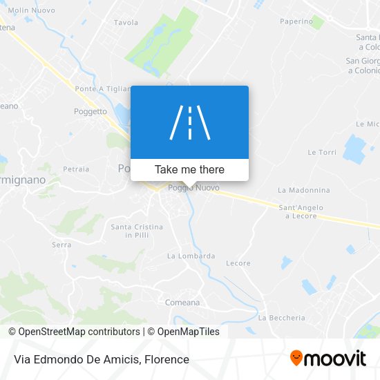 Via Edmondo De Amicis map