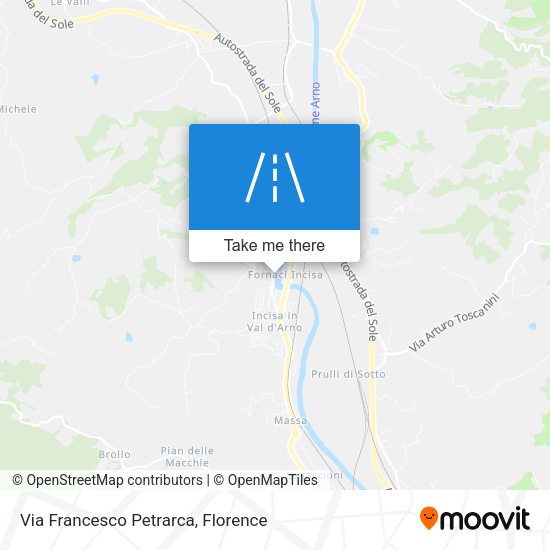 Via Francesco Petrarca map
