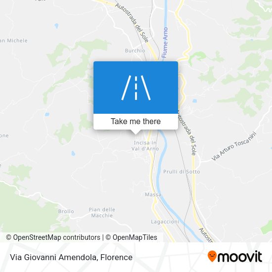 Via Giovanni Amendola map