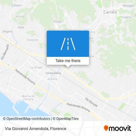 Via Giovanni Amendola map