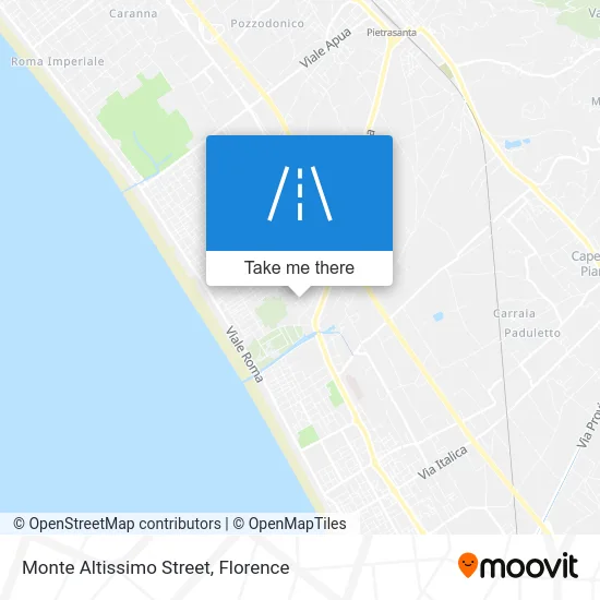 Monte Altissimo Street map