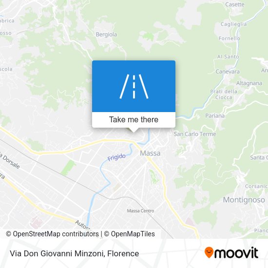 Via Don Giovanni Minzoni map