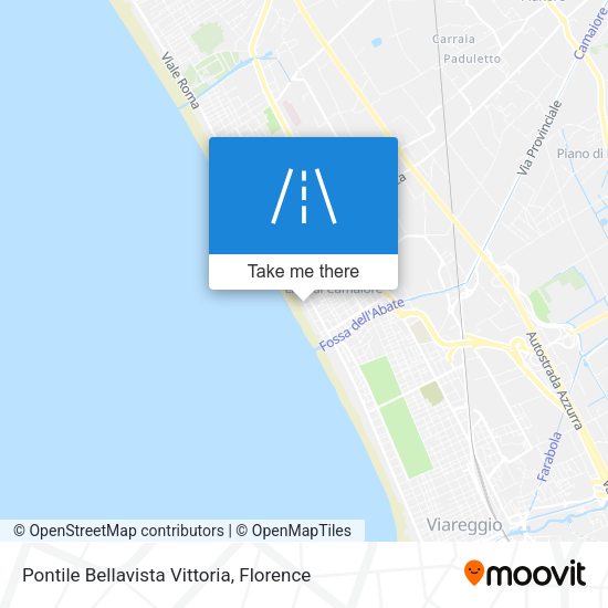 Pontile Bellavista Vittoria map