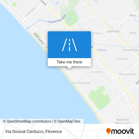 Via Giosuè Carducci map