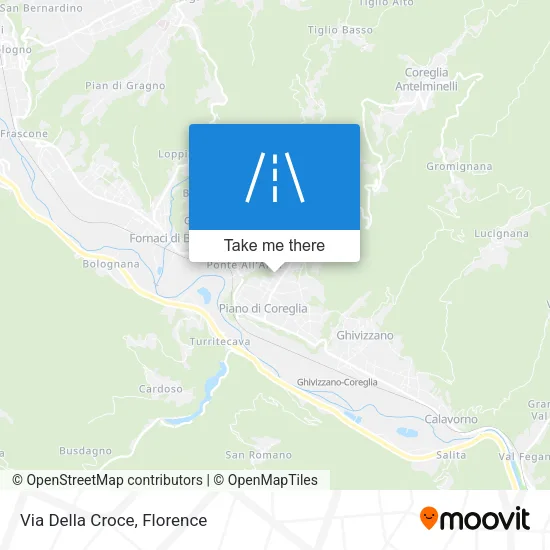 Via Della Croce map