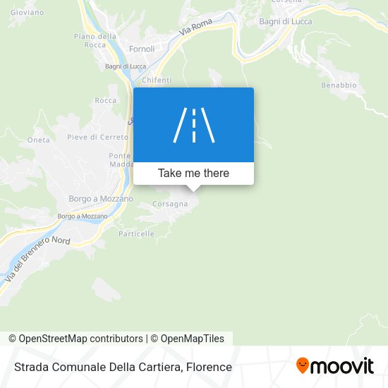 Strada Comunale Della Cartiera map