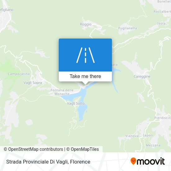 Strada Provinciale Di Vagli map