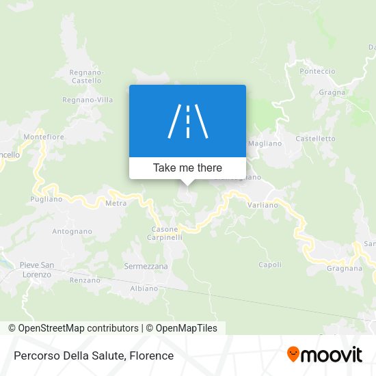 Percorso Della Salute map