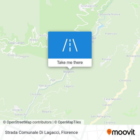 Strada Comunale Di Lagacci map