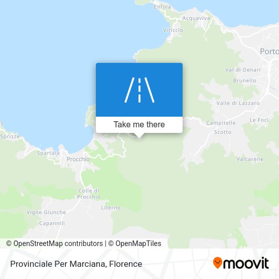 Provinciale Per Marciana map