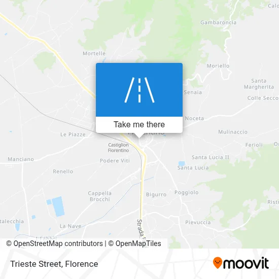 Trieste Street map