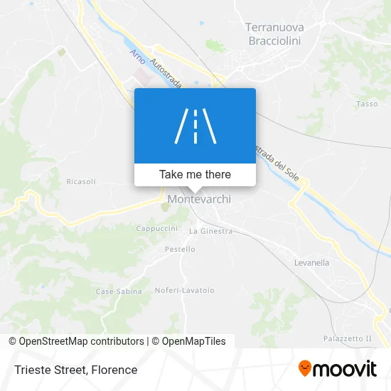 Trieste Street map