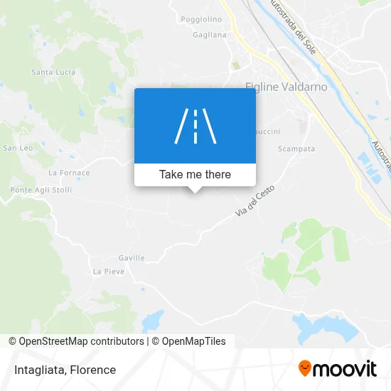 Intagliata map