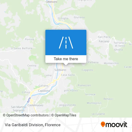 Via Garibaldi Division map