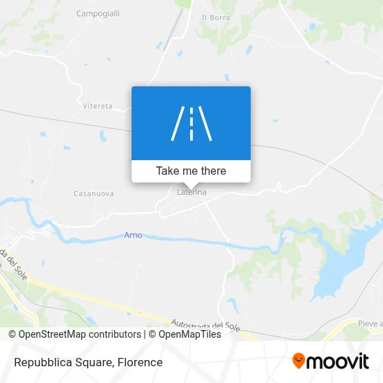 Repubblica Square map