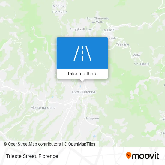 Trieste Street map