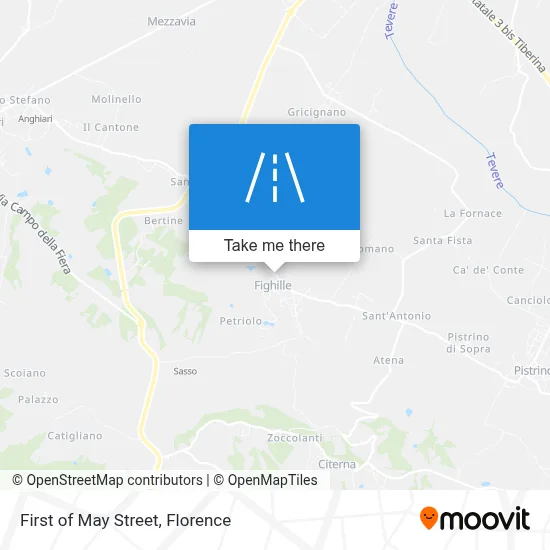 First of May Street map