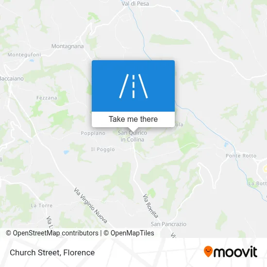 Church Street map