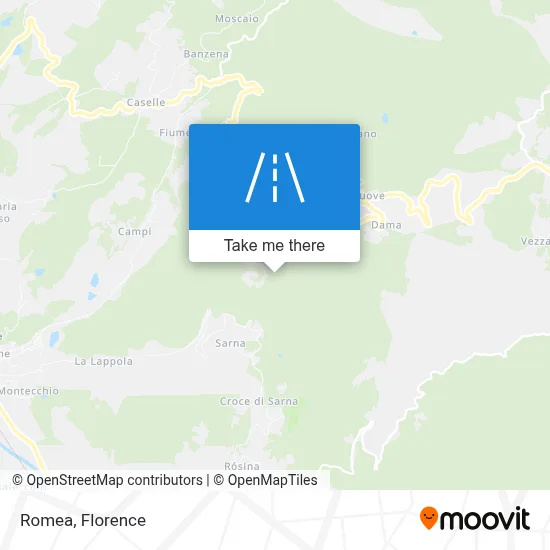 Romea map