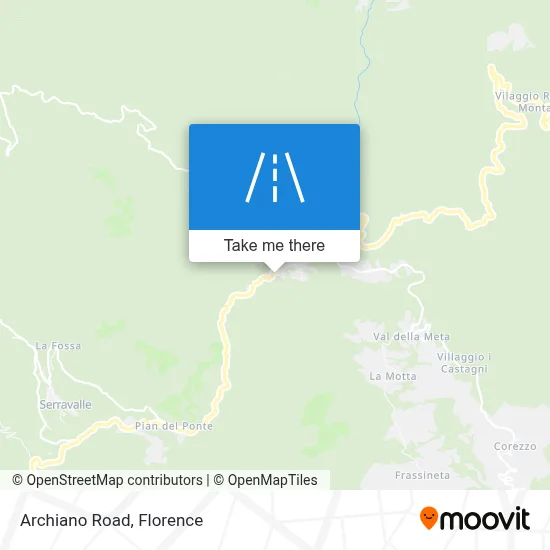 Archiano Road map