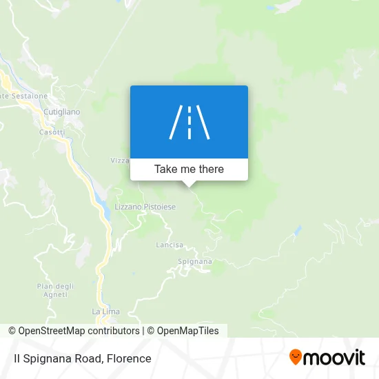 II Spignana Road map