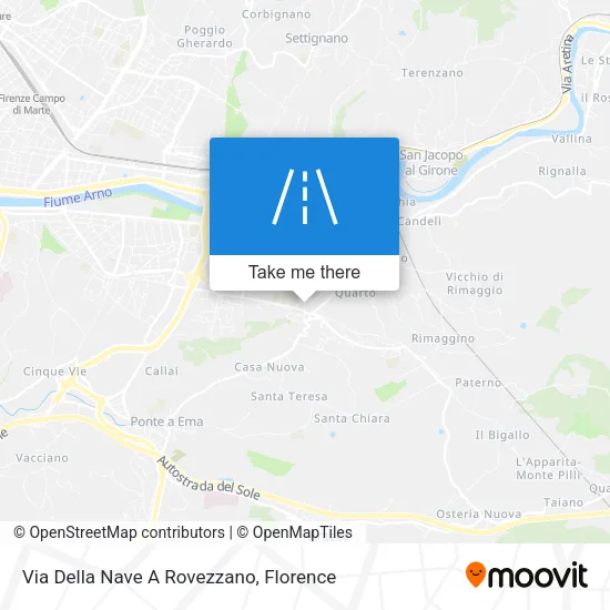 Via Della Nave A Rovezzano map