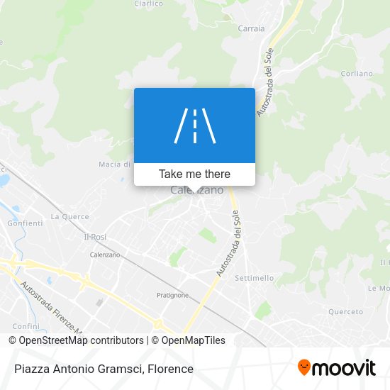 Piazza Antonio Gramsci map