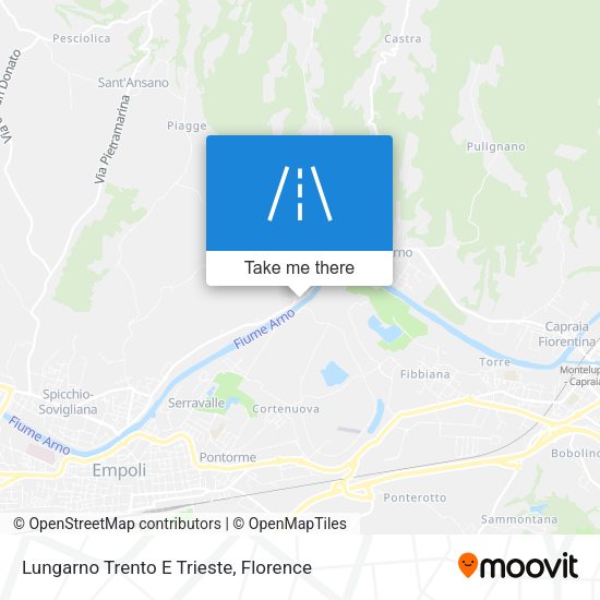 Lungarno Trento E Trieste map
